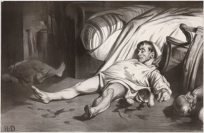 Rue Transnonain, 1834. április 15. 1834 alkotó: Honoré Daumier