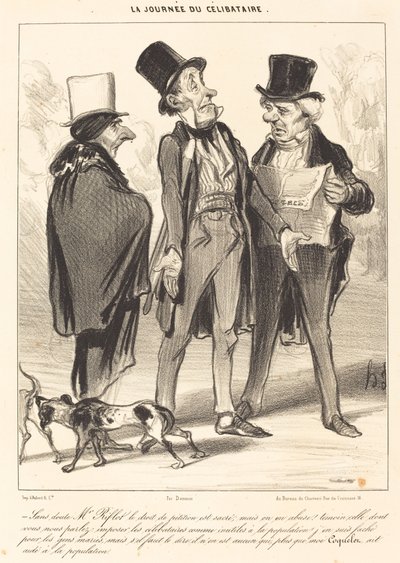 Kétségtelen, hogy Mr. Riflotnak igaza van... alkotó: Honoré Daumier