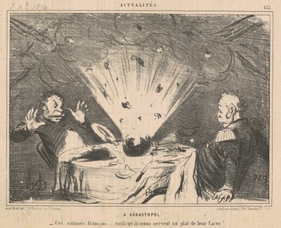 Szevasztopol alkotó: Honoré Daumier