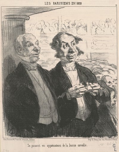 elismerőnek adja ki magát alkotó: Honoré Daumier