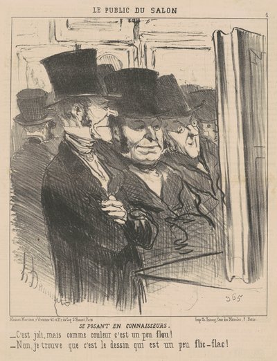 Hozzáértőknek adják ki magukat alkotó: Honoré Daumier