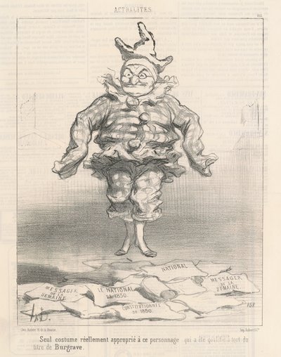 Csak jelmez ... alkalmas ehhez a karakterhez alkotó: Honoré Daumier