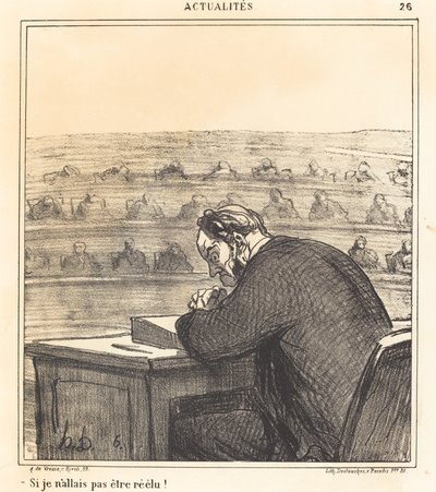 Ha nem választanának újra! alkotó: Honoré Daumier