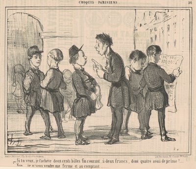 Ha akarod, veszek neked kétszáz márványt... alkotó: Honoré Daumier