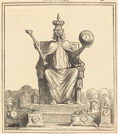 Nagy Károly utódja alkotó: Honoré Daumier