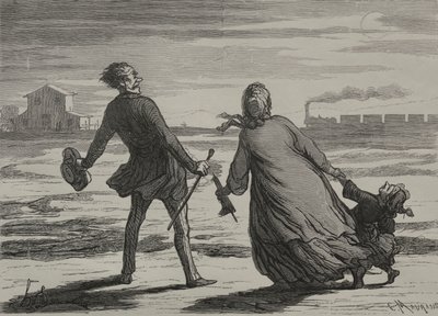 A vasút: Túl késő alkotó: Honoré Daumier