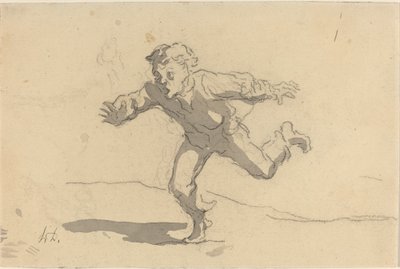 Az ifjú futár alkotó: Honoré Daumier