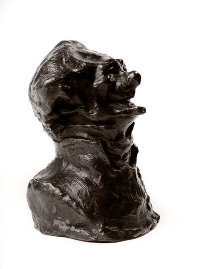 A „jobbközép hírességei”” karikatúra, Charles Philipon (Philippon), a „” Karikatúra” és a „Charivari”” rendezője. Újságíró. A nevetés edente.”” Honore Daumier (1808-1879) szobra 19. századi Dim i alkotó: Honoré Daumier