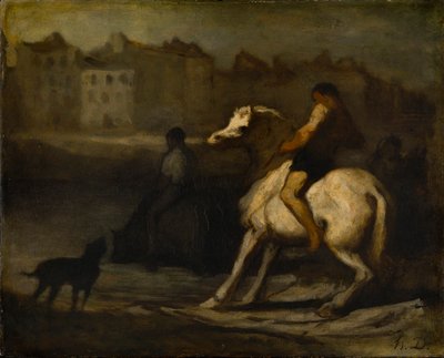 „Az öntözőhely”, 1828-1879 alkotó: Honoré Daumier
