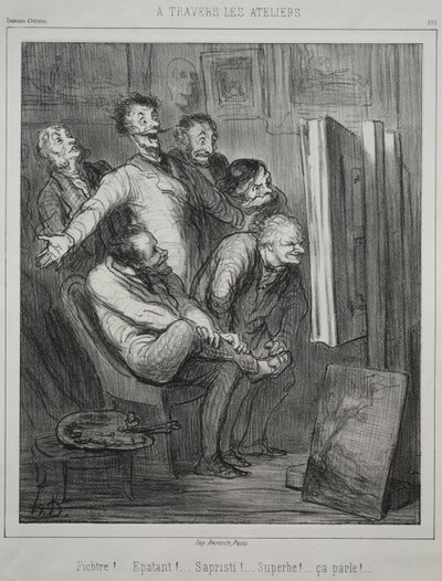 A stúdiókon keresztül alkotó: Honoré Daumier