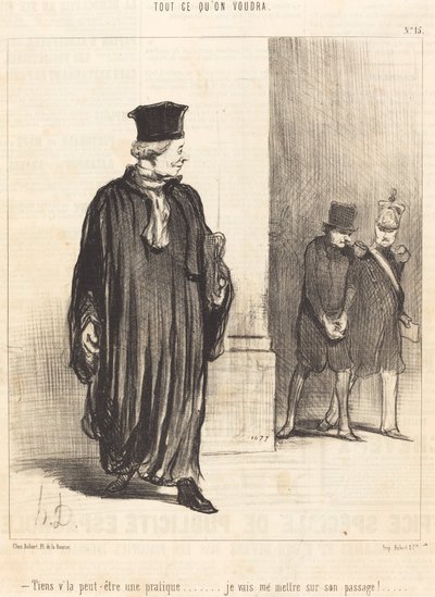 Itt talán gyakorlat alkotó: Honoré Daumier