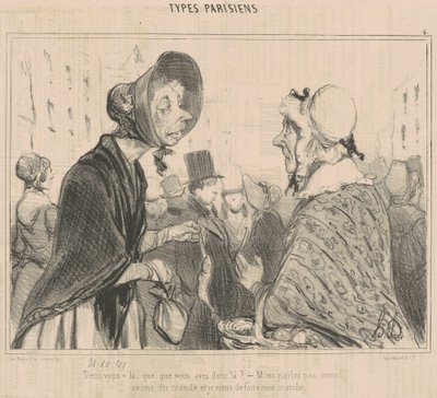 Tessék, mi van? alkotó: Honoré Daumier