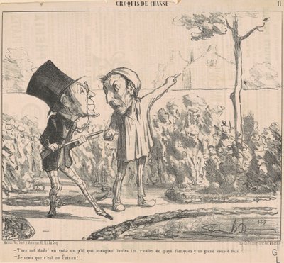 Ne bánd, itt van egy kicsi... alkotó: Honoré Daumier