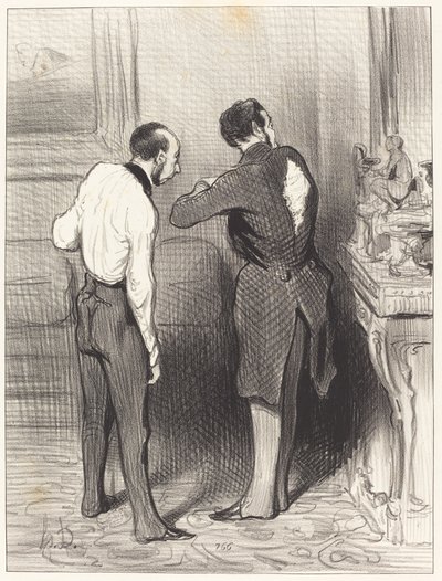 Jól áll nekem a ruhád, kölcsönkérem... alkotó: Honoré Daumier