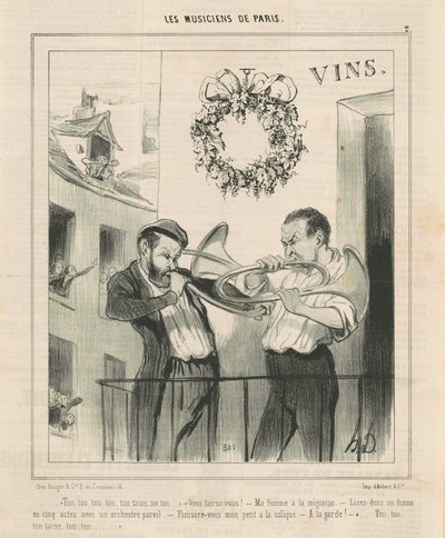 A te, a te... a te tiéd... alkotó: Honoré Daumier