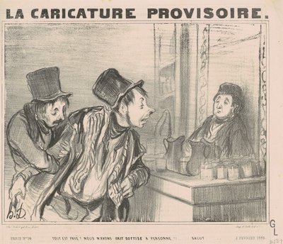Minden ki van fizetve? Mi csak... szia alkotó: Honoré Daumier