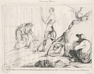 Politikai csapdák alkotó: Honoré Daumier