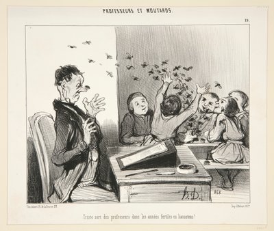 Szomorú tanársors? - #19 pf Professzorok és mustárok alkotó: Honoré Daumier