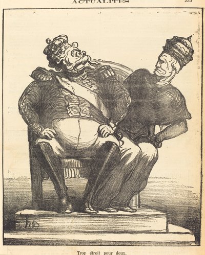 Túl szűk kettőnek alkotó: Honoré Daumier