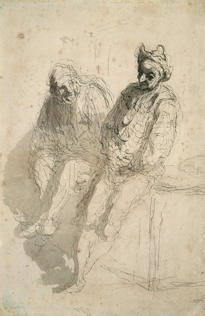 Két Saltimbanque alkotó: Honoré Daumier