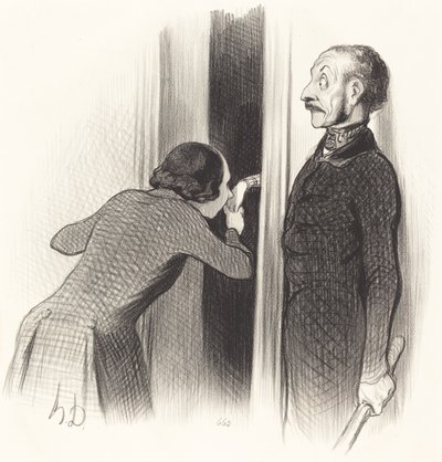 Nagyon boldog szerető alkotó: Honoré Daumier