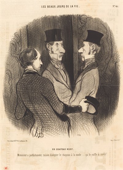 Egy új sapka alkotó: Honoré Daumier
