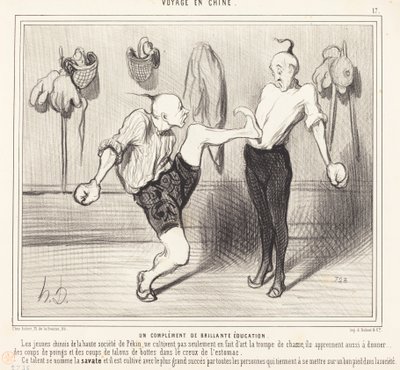 A ragyogó oktatás kiegészítője alkotó: Honoré Daumier