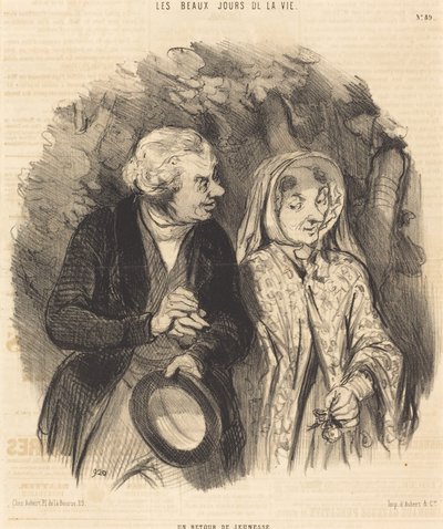 Visszatérés a fiatalsághoz alkotó: Honoré Daumier