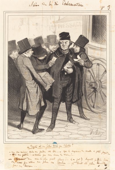 Örömkirándulás Párizsba alkotó: Honoré Daumier
