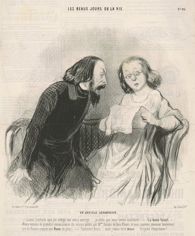 Dicséretes cikk alkotó: Honoré Daumier