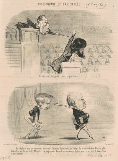 Fárasztó beszéd az elnöknek alkotó: Honoré Daumier