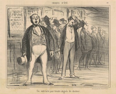 Szünet, harminc fokos hőségben alkotó: Honoré Daumier