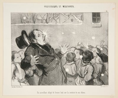 A felügyelő kötelezi alkotó: Honoré Daumier