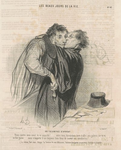 Egy ügyvéd diadala alkotó: Honoré Daumier