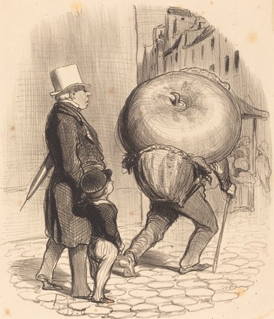 Botanika lecke alkotó: Honoré Daumier