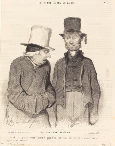 Kellemes találkozás alkotó: Honoré Daumier