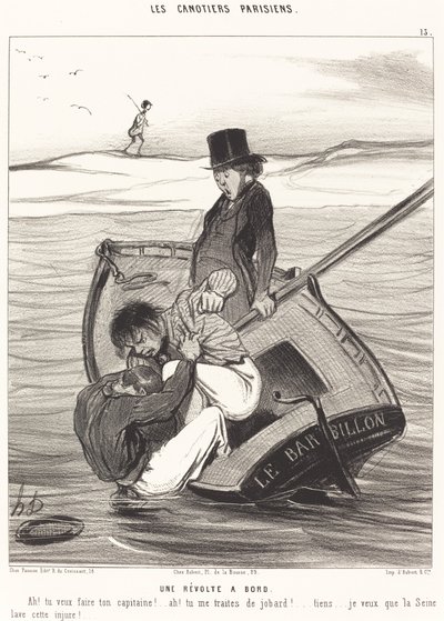 Lázadás a fedélzeten alkotó: Honoré Daumier