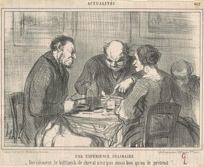Kulináris élmény alkotó: Honoré Daumier