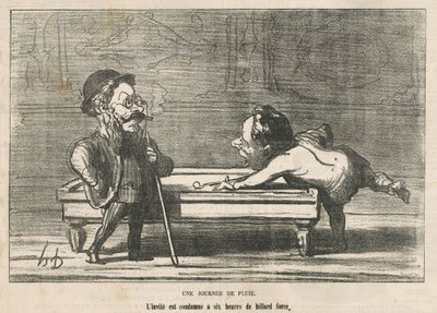 Egy esős nap alkotó: Honoré Daumier