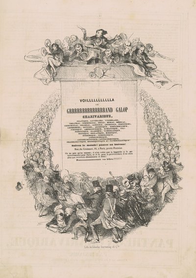 VOILLLLLLLLLLLA LE GRRRRRRRRRRRRRRAND galop charivarique alkotó: Honoré Daumier