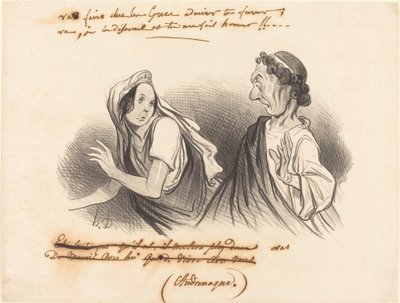 Menj... csodáld a dühödet... alkotó: Honoré Daumier