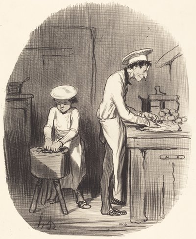 Látod kölyök, tévedsz... alkotó: Honoré Daumier