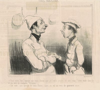 Ismered a szivacsot, amit mondtál... alkotó: Honoré Daumier