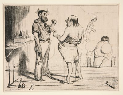 Látod, Bourgeois, pontosan benne vagy alkotó: Honoré Daumier