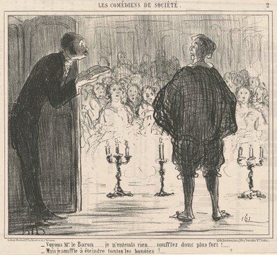 Lássuk a báró urat... alkotó: Honoré Daumier