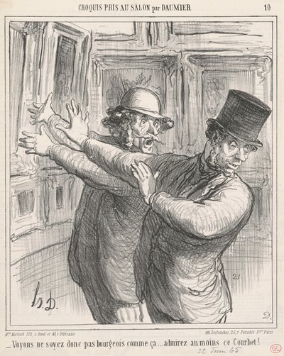 Lássuk csak... legalább ezt a Courbet-t csodáld meg! ... alkotó: Honoré Daumier