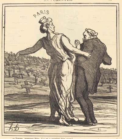 Lássuk csak, Réac úr... alkotó: Honoré Daumier