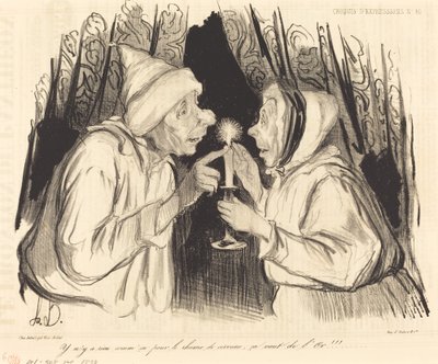 A nátha ellen semmi ilyesmi... alkotó: Honoré Daumier