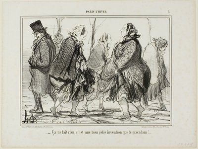 "- Ez teljesen rendben van... hát nem csodálatos találmány az aszfalt", 1. tányér a Paris L