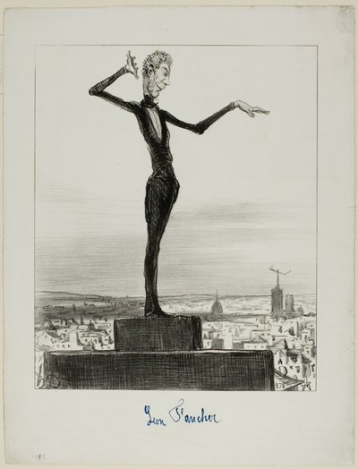 A Charivari javaslata Léon Faucher úrnak a jövőbeni távirati baklövések elkerülése érdekében, 122. lap az Actualités-ból alkotó: Honoré Victorin Daumier